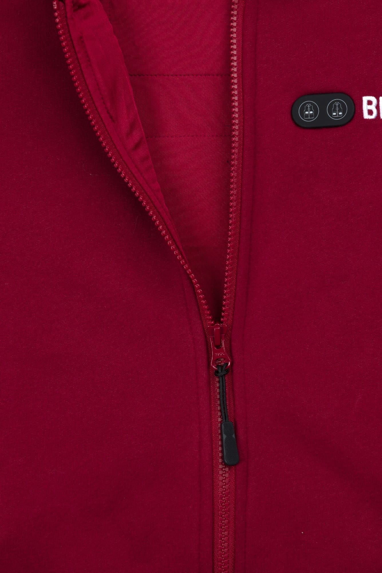 Heated Hoodie - Men | Dual Heating - Burgundy